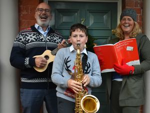 Supporting image for story: Ding dong merrily on your doorstep for Christmas carol initiative