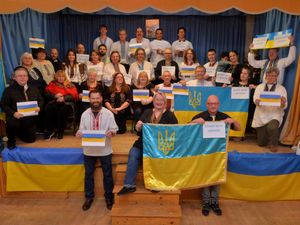 Supporting image for story: Support and patriotism from afar for Ukrainian community in Wolverhampton