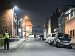 Police closed off Brace Street after the hit and run incident on May 5, 2022