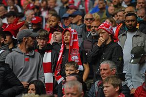 Walsall fans watch on