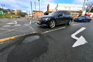 Pothole at Compton Island