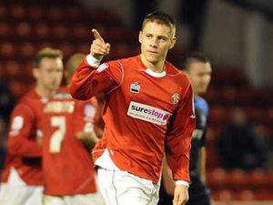 Supporting image for story: George Bowerman dedicates first Saddlers goal to his parents