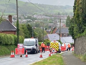 Tankers have been supplying water to Newtown Hospital while engineers work to fix a leak in the area.