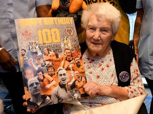 Joan used to look after supporter's bikes for 2p each when she lived across the road from the ground. 