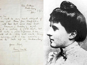 Supporting image for story: Auction house excitement as letter by Mary Webb goes under the hammer