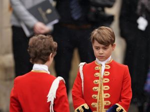 Supporting image for story: Prince George stars at coronation in first solo role at major ceremony