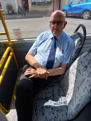 Brian Hitchings, a bus driver for Minsterley Motors in Ludlow. Picture: LDRS