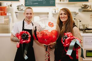 Matthew Palin (Odd Pals) and Naomi Spittle (Balloons by Naomi)
