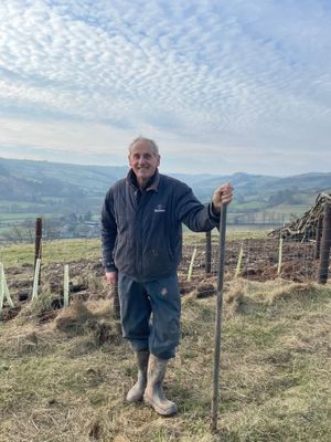 Landowner Philip Morris of Shukers House Farm, Whitcott Keysett
