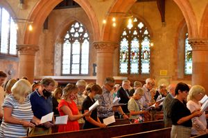 The remembrance service which took place at St Leonard's Church