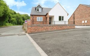 The house is a new-build three-bedroomed dormer