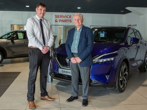 Supporting image for story: Car salesman reunited with customer whose life he saved