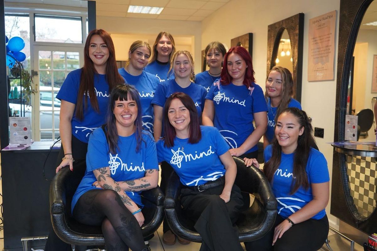 Codsall hair salon proves a cut above the weather as they raise money on charity morning