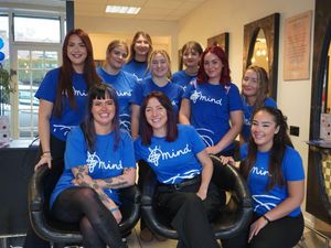 Supporting image for story: Codsall hair salon proves a cut above the weather as they raise money on charity morning
