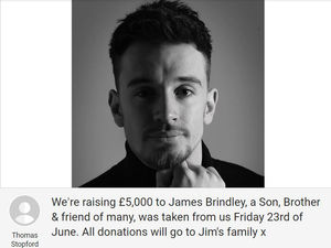 Supporting image for story: Aldridge stabbing: Donations flood in for family after James Brindley's death