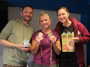 Supporting image for story: Olympic hero Gail Emms visits Shropshire-based pickleball players