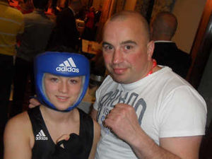Supporting image for story: Stafford female boxer makes history