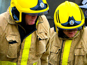 Supporting image for story: Fire service help baby locked in car