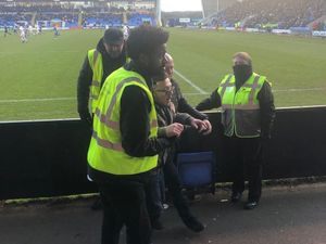 Supporting image for story: Shrewsbury Town steward who helped disabled Luton fan overwhelmed by support