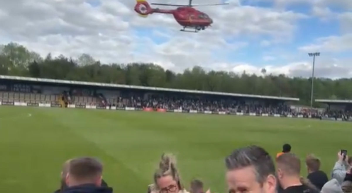 Medical emergency at Hednesford Town mars play-off final win