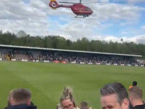 Air Ambulance at Hednesford 