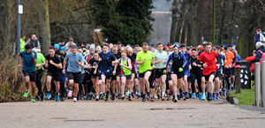 Final Park Run of the year at Telford Town Park..