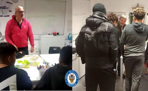 In Wolverhampton, PC McKinnon joined CitizenAID at The Way youth zone and spoke to young people about how to stop bleeds from injuries. Officers also completed weapon sweeps around St George's car park and the St John's Church area.