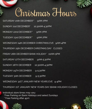  Christmas hours at the Mander Centre
