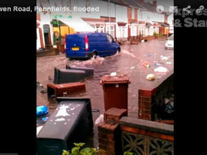 Supporting image for story: Owen Road, Pennfields, flooded