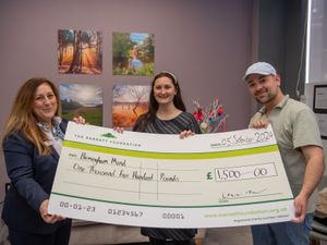 Supporting image for story: Birmingham mental health charity receives donation from homebuilder