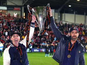 Supporting image for story: Ryan Reynolds and Rob McElhenney ‘serious’ about Gareth Bale playing at Wrexham