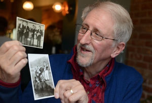 Roger Francis, pictured in 2018, with some mementoes