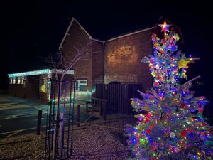 Ellerdine Village Hall's first tree