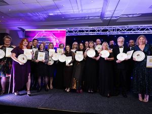 The award winners from across Staffordshire celebrate their big night