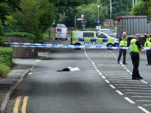 Police are on the scene at the junction of Penn Road and Wynn Road this morning