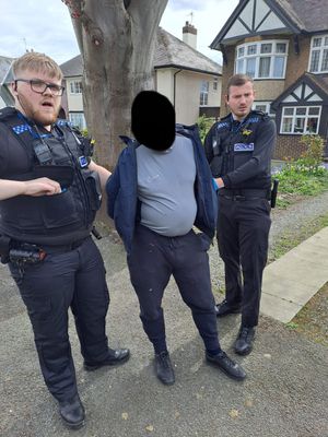 A man has been arrested at gunpoint. Picture: Oswestry and Ellesmere Police. 