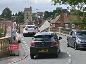 Supporting image for story: Bewdley Bridge reopens for two-way traffic after two years - marking end of £10m flood defence works