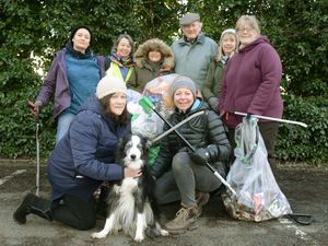 Supporting image for story: Clean-up in the bag for Shrewsbury litter picking volunteers