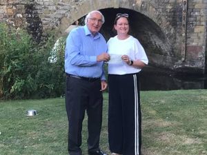Supporting image for story: Two charities have received vital funds following a successful Knighton vintage club tractor run