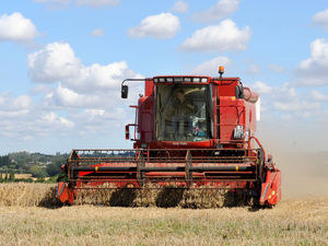 Supporting image for story: Spate of fires involving combine harvesters in Shropshire as heatwave looms