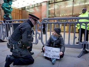 Supporting image for story: Greta Thunberg arrested at protest supporting Palestine Action hunger strikers