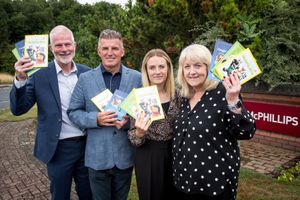Pic Caption (L-R): Shropshire Community Foundation ambassador Ged Kennedy, Ian Jackson, project manager for Amber Bee Community Interest Company, Emily Myatt, trainee social value coordinator for McPhillips and Val Hardy, McPhillips company secretary.