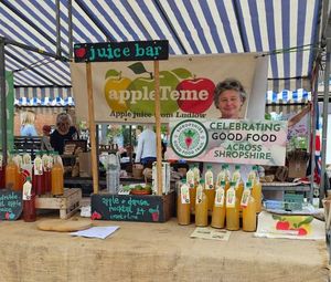 Tish Dockerty of Apple Teme supporting the Shropshire Good Food Trail