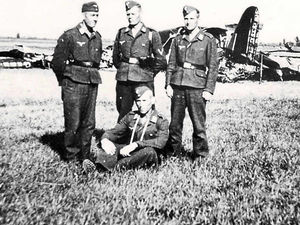 Supporting image for story: Quest to find lost Shropshire airman's relatives