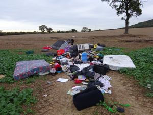Supporting image for story: Appeal for information over Telford flytip 