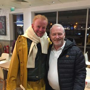 Tom Browne met Chris Evans while the car was being fixed on the Orbital Retail Park