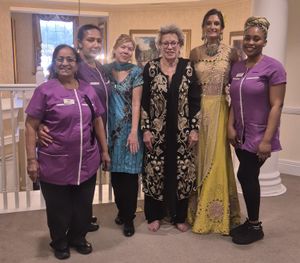 Jenny Davies and the Foxland Grange team.