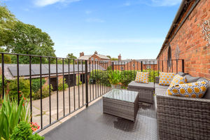 A balcony. Picture: Barbers/Rightmove