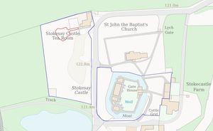 A map showing the proposed location of the play area - marked in red. Picture: Shropshire Planning Portal.