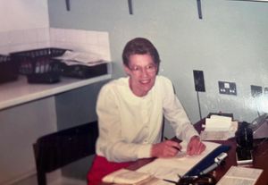 Dr Gwen Harris as a GP at Glebefields surgery in Tipton